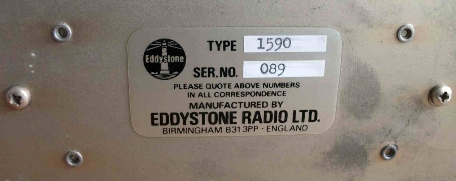 Eddystone 1590