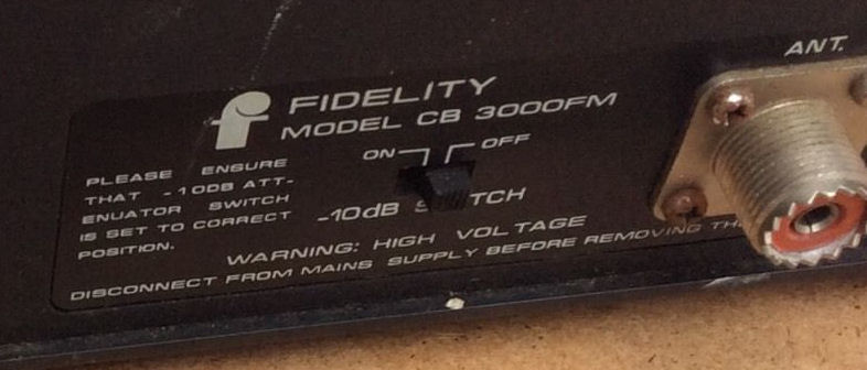Fidelity CB-3000FM