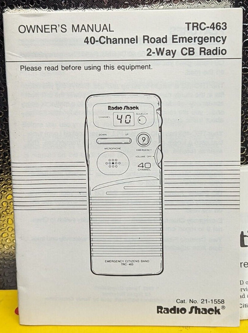 Realistic TRC-463 {USA Catalog Number: 21-1558}