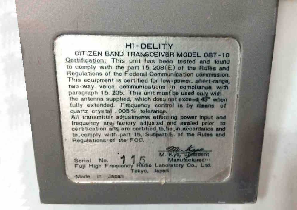 Hi-Delity CBT-10