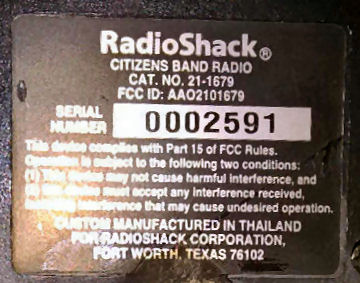 RadioShack TRC-241