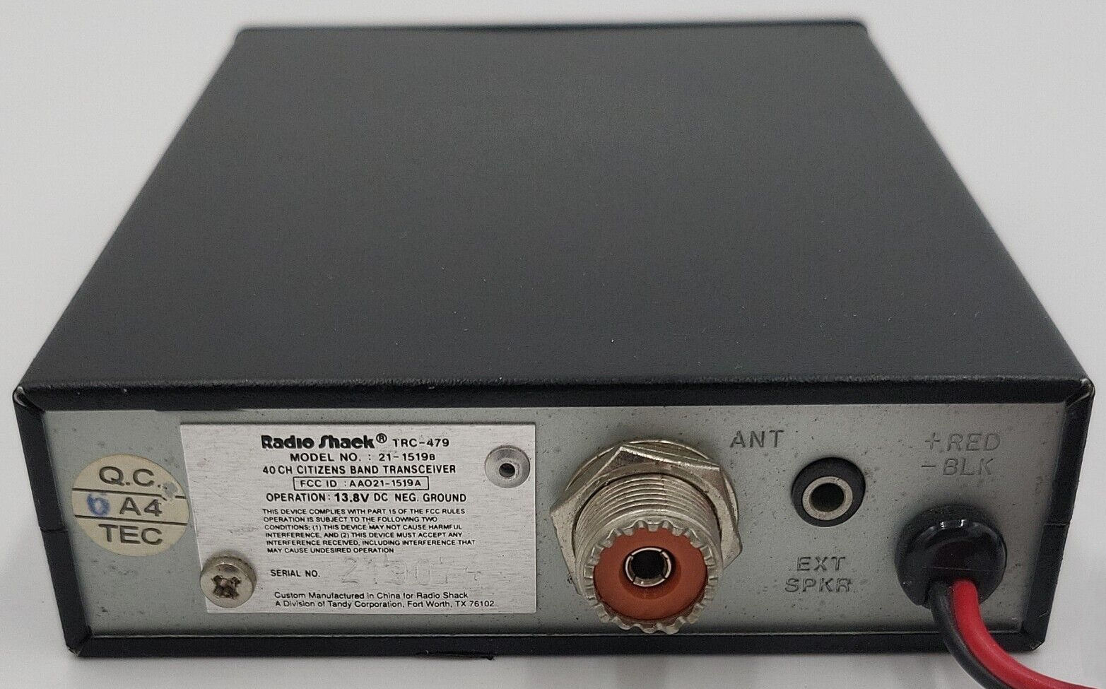RadioShack TRC-479