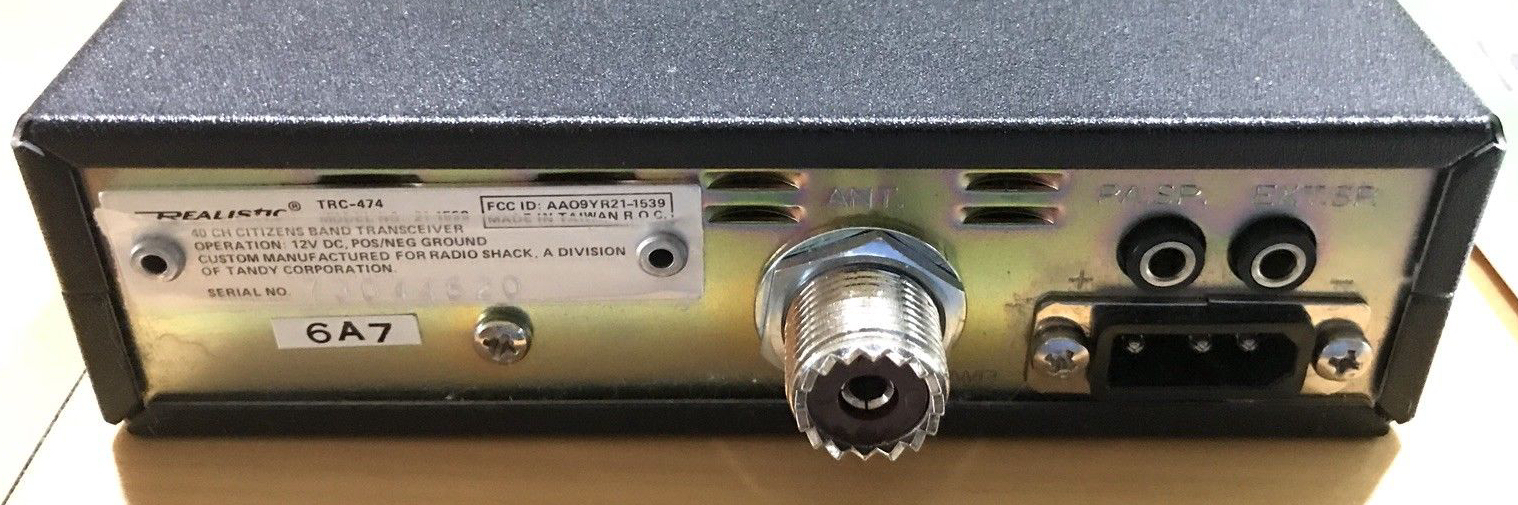 Realistic TRC-474 {USA Catalog Number: 21-1539}*