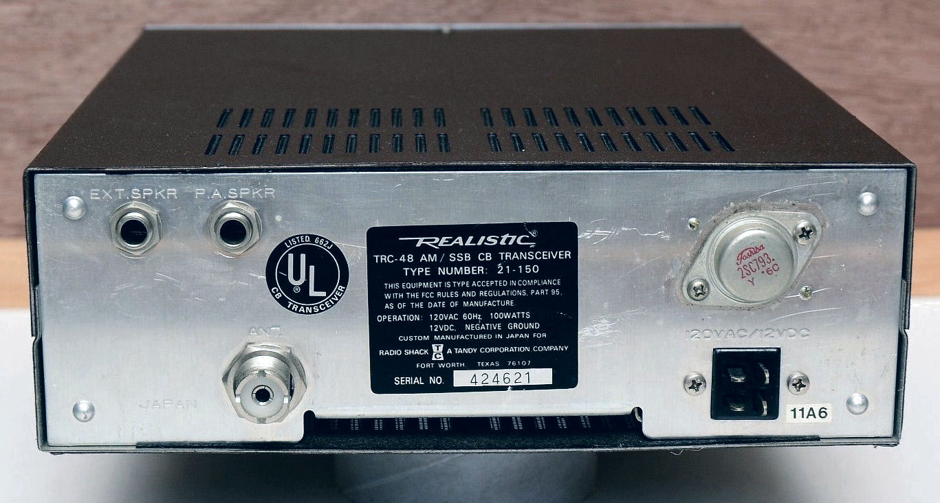 Realistic TRC-48 {USA Catalog Number: 21-150}