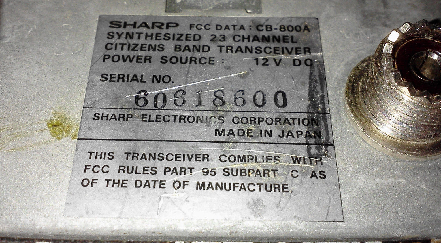 Sharp CB-800A